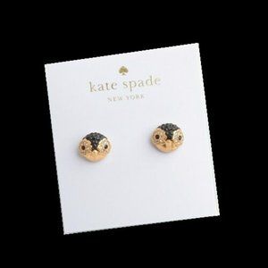 NEW Kate Spade Pave Penguin Stud Earrings